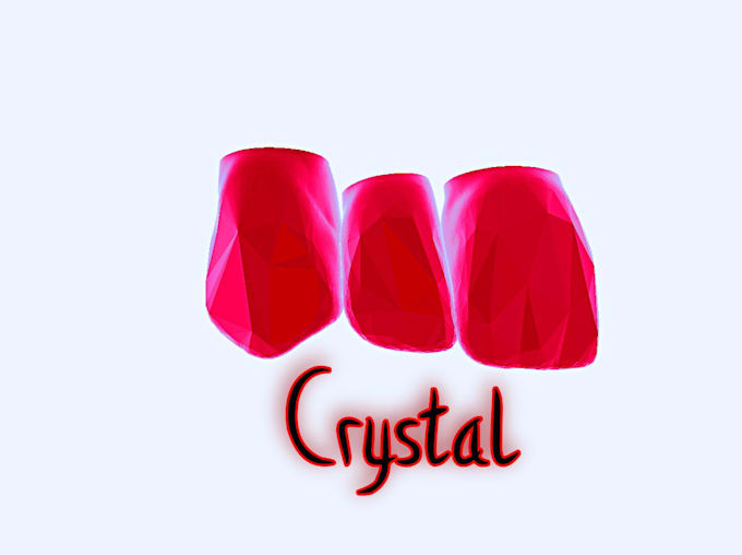 design unique crystal style teeth and crowns using exocad