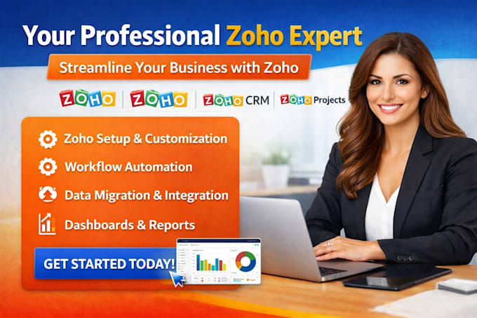 be your zoho CRM expert, zoho developer and zoho implementer
