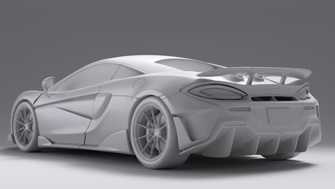do 3d car modeling for printing and renderings