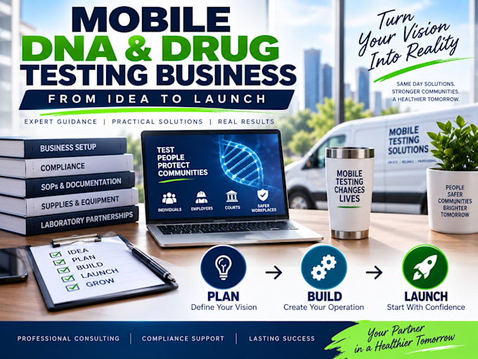help you start a mobile dna and drug testing business