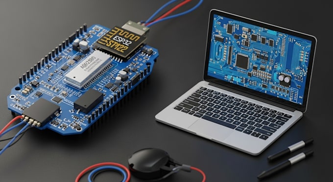 do pcb design, arduino programming, esp32, stm32, esp8266, and iot projects