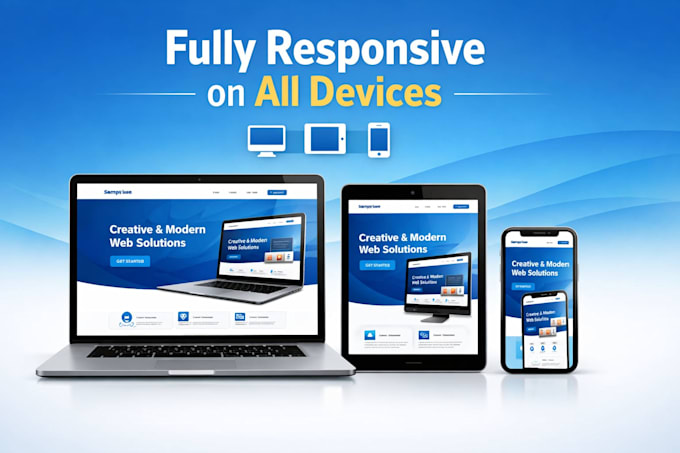 create a responsive website using HTML CSS bootstrap