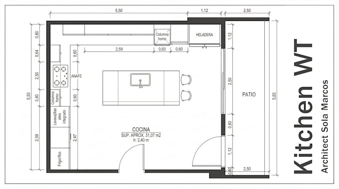design your kitchen layout and 3d images