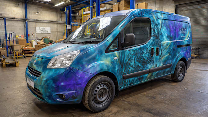 design professional car wrap, van wrap any vehicle wrap
