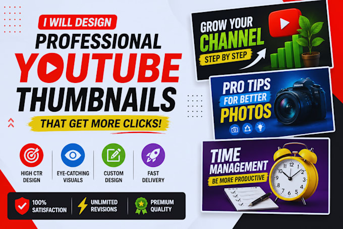 design youtube thumbnails to boost CTR