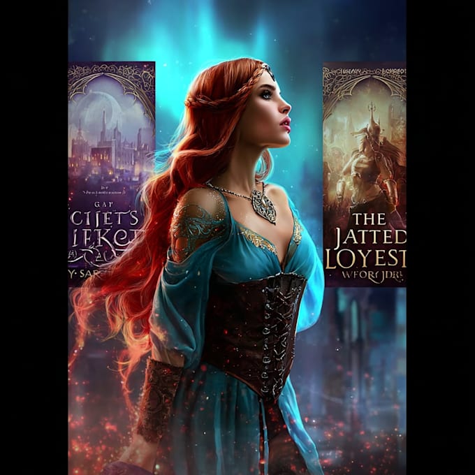 design a gothic vampire romance book cover masterpiece