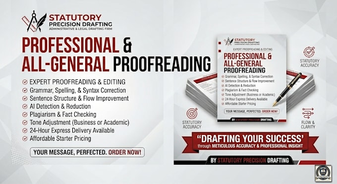 professionally proofread and edit your business or academic documents