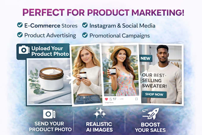 Create ai product lifestyle images for your brand by Amitfashionai | Fiverr