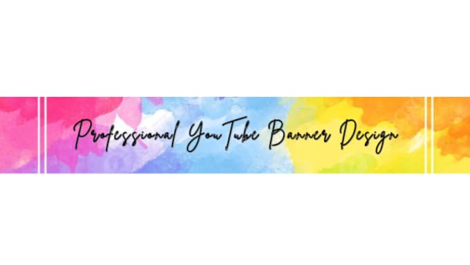 design a professional youtube banner using canva