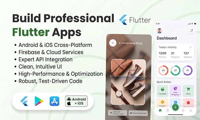create custom mobile apps with flutter