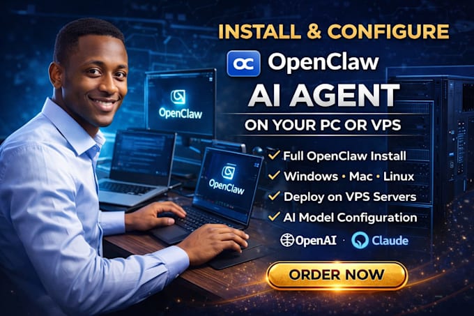 install and configure openclaw ai agent on your pc or vps