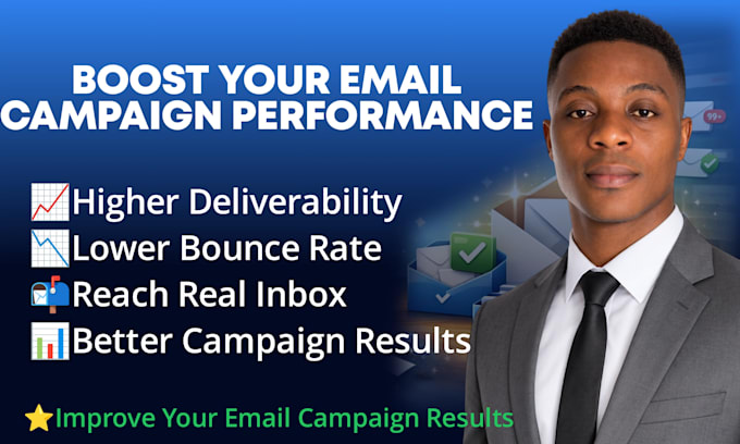 clean and verify your email list to improve deliverability