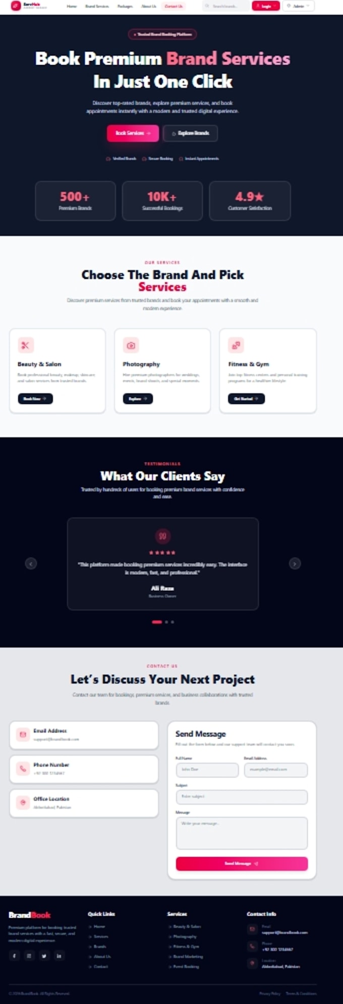 be your front end developer or custom web developer