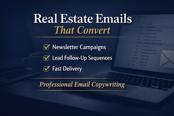 write real estate email copy that converts leads
