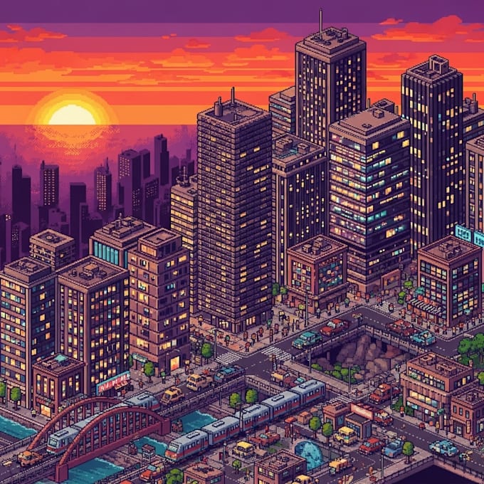create pixel art for you