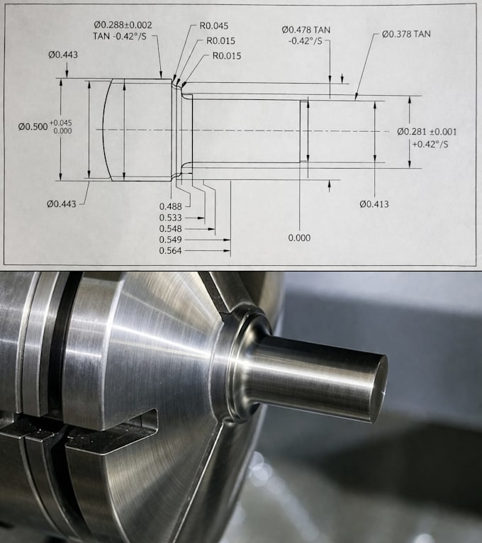 create cnc g code for haas, fanuc and explain step by step
