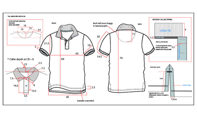 create fashion tech pack, clothing techpack, garment tech pack, apparel techpack