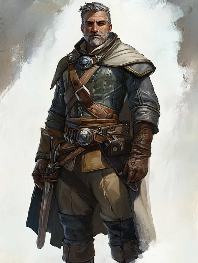 fantasy dnd character illustration