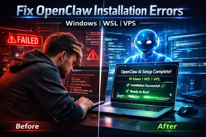 install and setup openclaw ai locally on windows, wsl, or vps