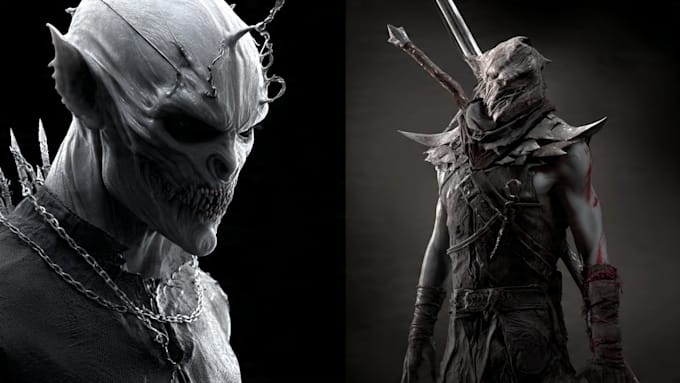 fantasy horror and fantasy horror character