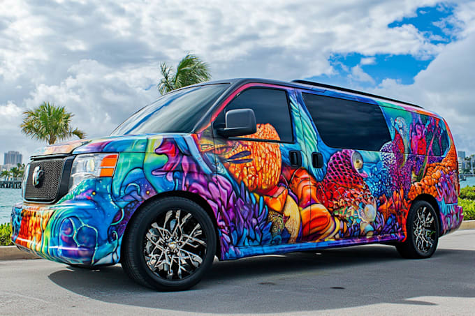 design car wrap, car livery, car decal, car sticker