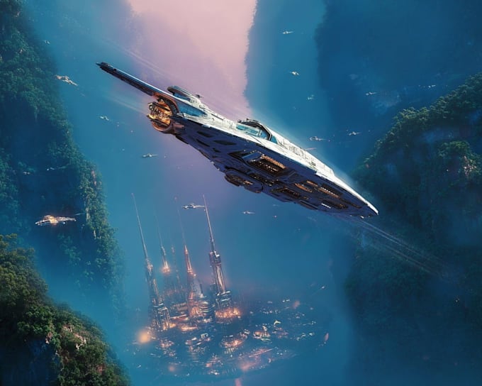create a spaceships and sci fi vehicles