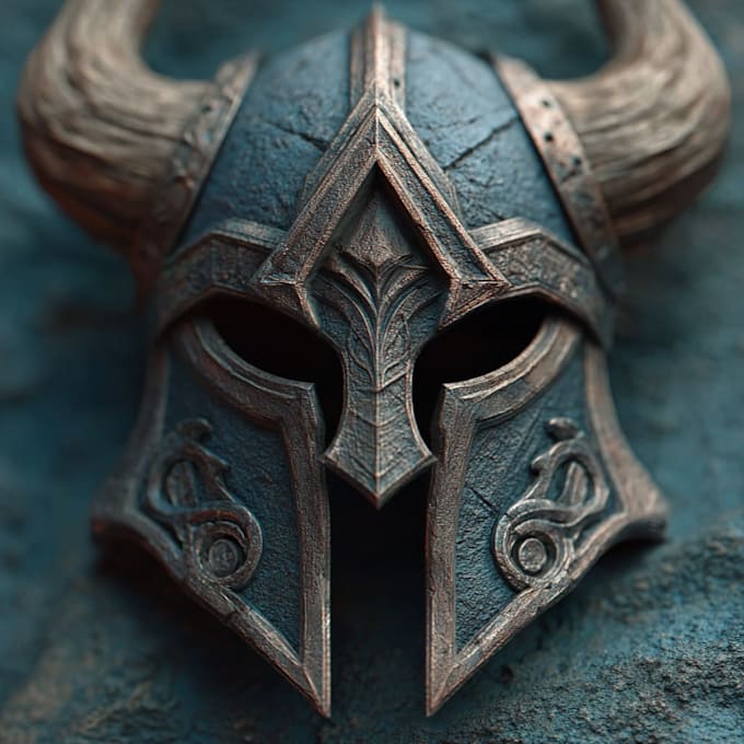 do a dark 2d warrior gaming logo reveal