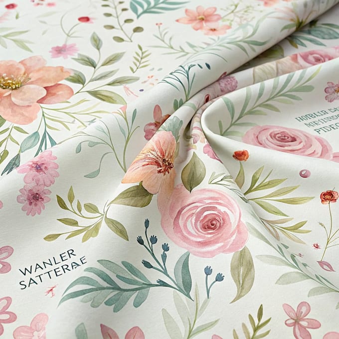 design watercolor seamless pattern for printing
