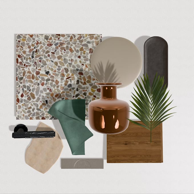 create an interior design moodboard for your space