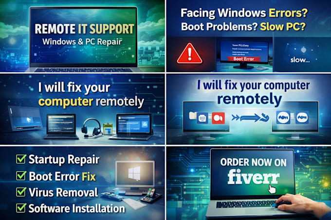 remove viruses and optimize your windows PC remotely
