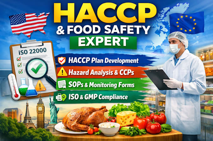 develop a professional haccp plan and food safety documentation