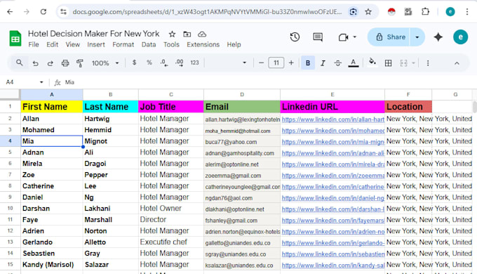 do b2b lead generation, email list building and web research
