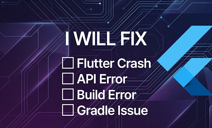 fix flutter bug error crash or firebase issue