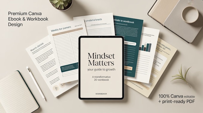 design canva ebook design canva workbook design self help workbook