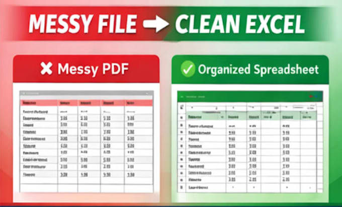 convert PDF and images to excel or google sheets accurately