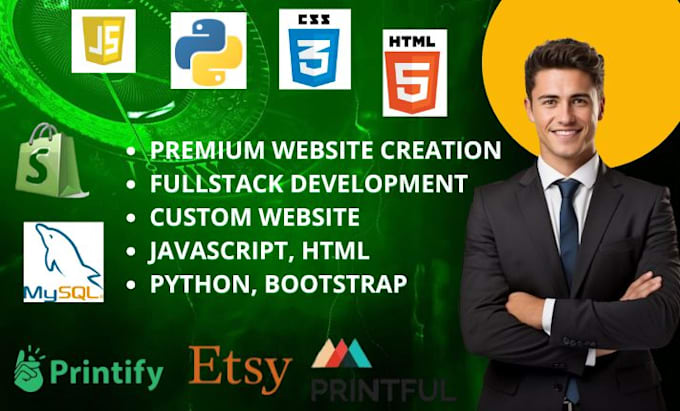 website development, website design, full stack developer