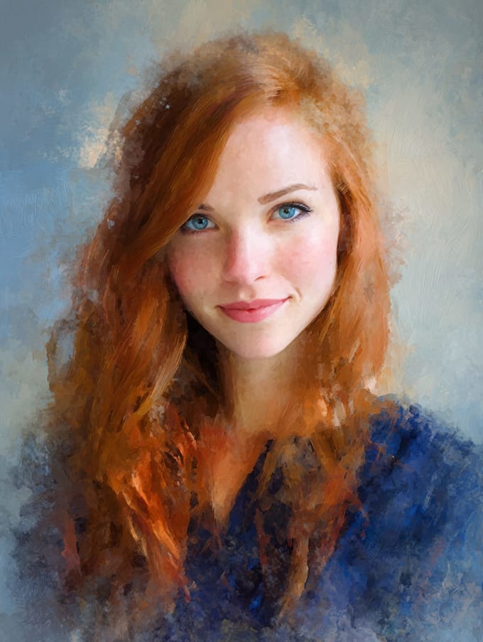 to paint an impressionist portrait