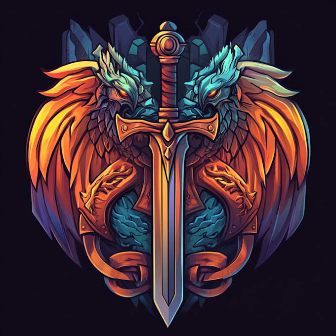 create a unique fantasy logo