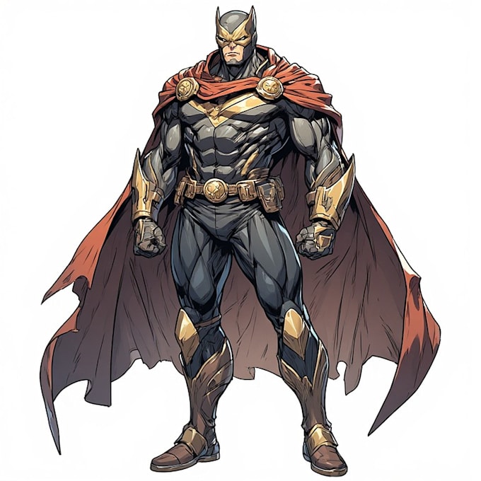 superhero character for comics