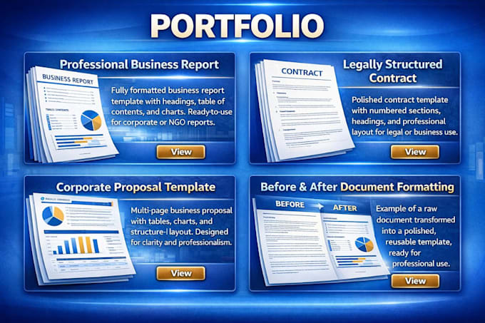 create, format, and structure professional business or legal documents