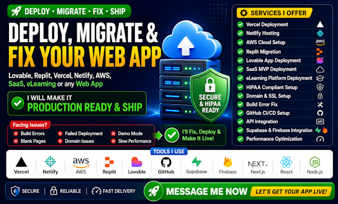 build deploy lovable website fix replit app bolt ai base44 claude ai supabase