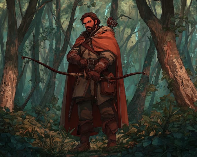design unique fantasy characters and concept art