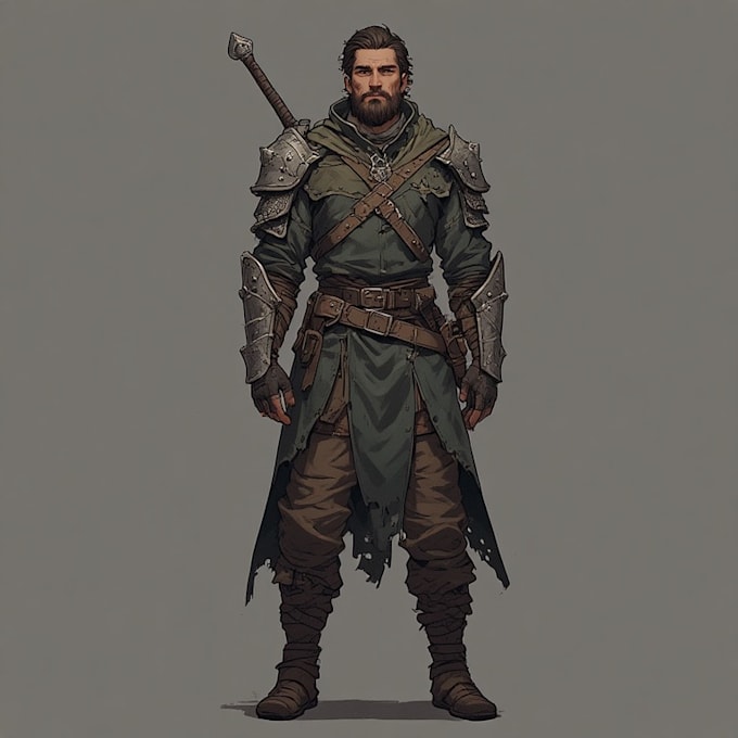 draw your dnd hero, villain, or fantasy character