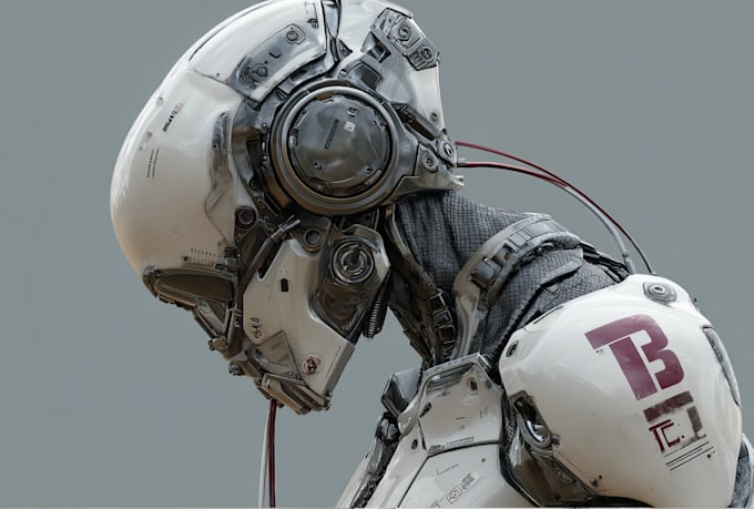 create sci fi cyberpunk nfts, robot characters cyborg nft