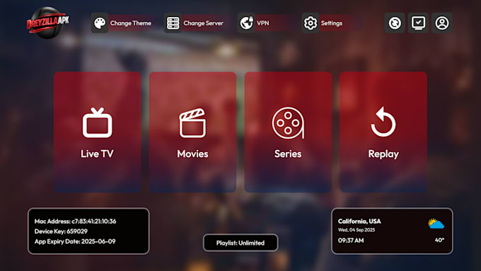 develop livestreaming app, iptv app for androids, firesticks, ios, roku, webos