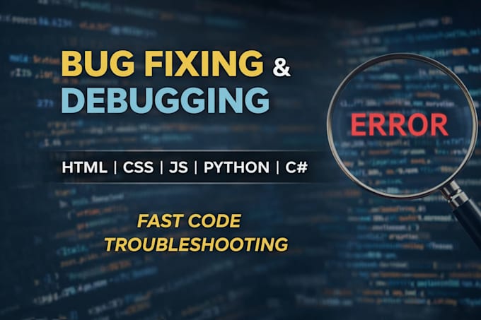 fix bugs in your python, javascript or csharp code