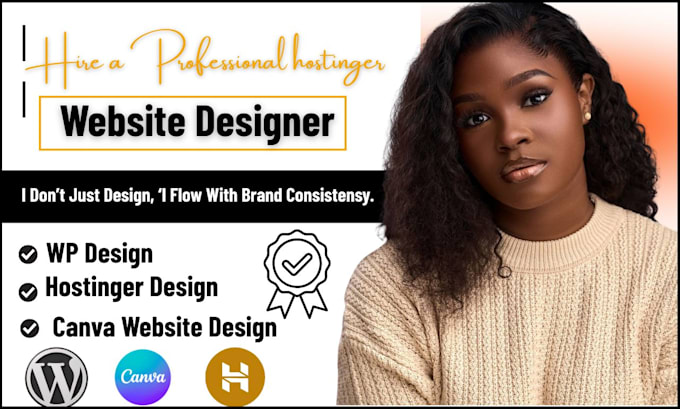 redesign hostinger website, elementor design hostinger, webador website design