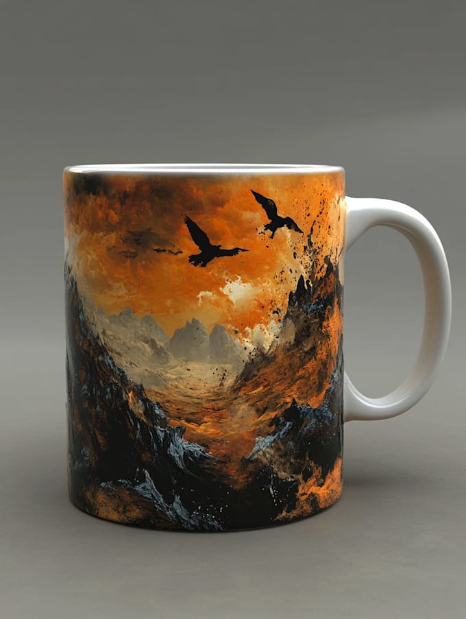 create wonderful coffee mug, tumbler, drinkware designs