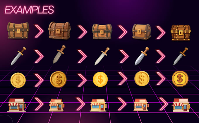 design professional custom game UI icons for your game