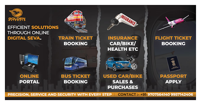 design professional banner and hoardings